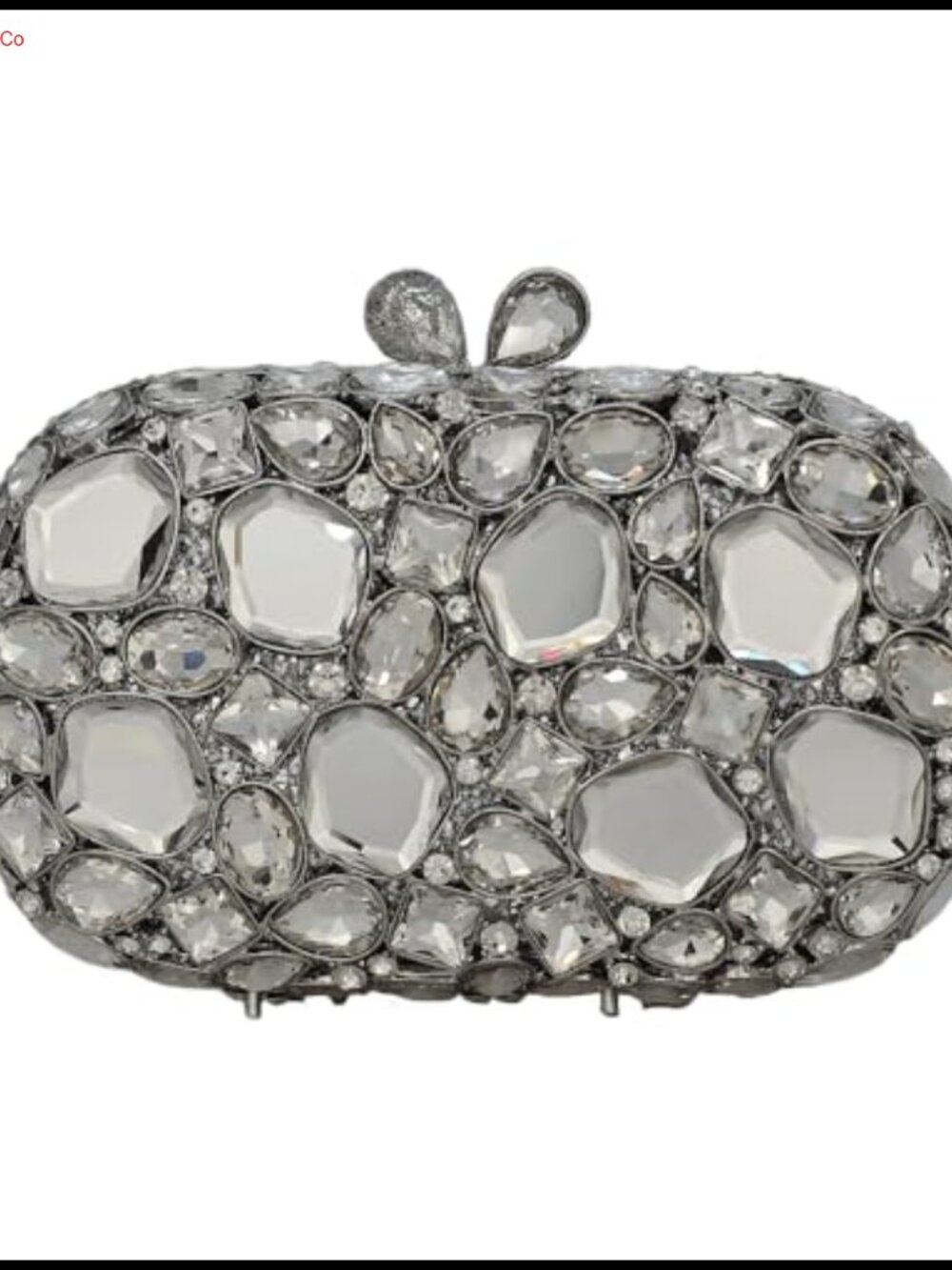 Rhinestone Crystal Clutch Purses Synthetic Agate Evening Wedding Bag